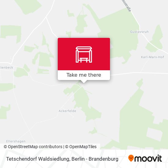 Tetschendorf Waldsiedlung map