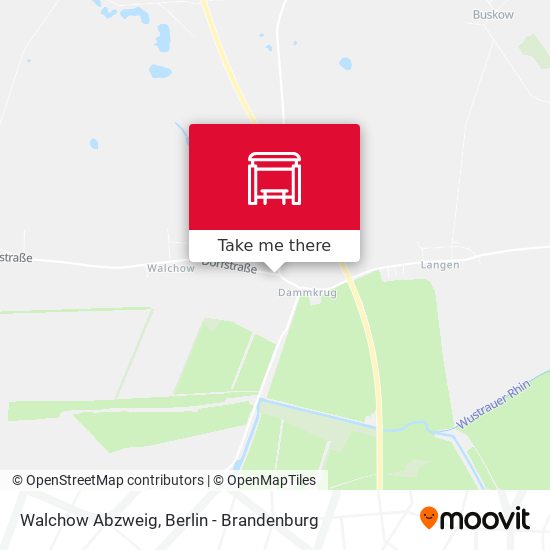Walchow Abzweig map