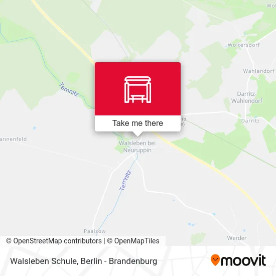 Walsleben Schule map
