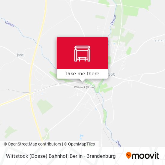 Wittstock (Dosse) Bahnhof map