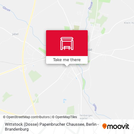 Wittstock (Dosse) Papenbrucher Chaussee map