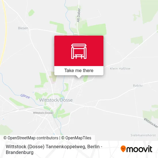 Wittstock (Dosse) Tannenkoppelweg map