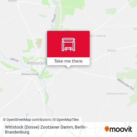 Wittstock (Dosse) Zootzener Damm map