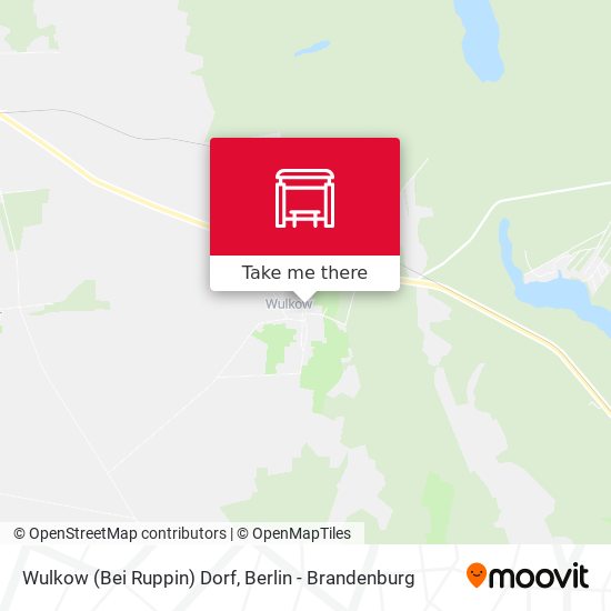 Wulkow (Bei Ruppin) Dorf map