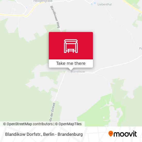 Blandikow Dorfstr. map