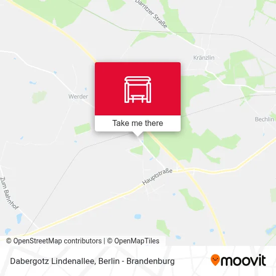 Dabergotz Lindenallee map