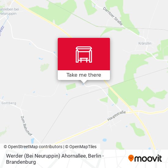 Werder (Bei Neuruppin) Ahornallee map