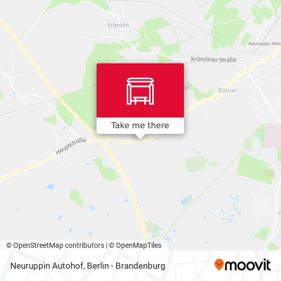 Neuruppin Autohof map