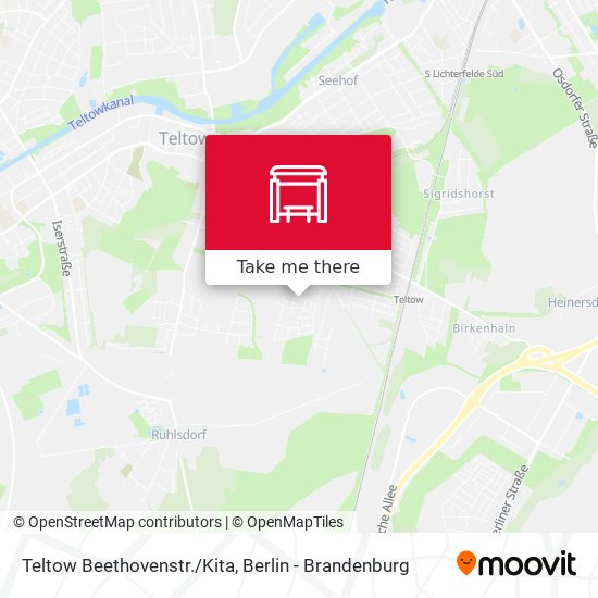 Teltow Beethovenstr./Kita map
