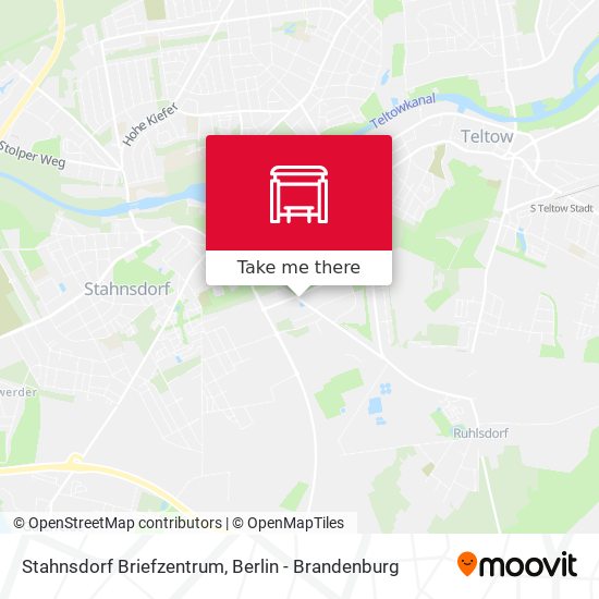 Stahnsdorf Briefzentrum map