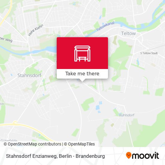 Stahnsdorf Enzianweg map