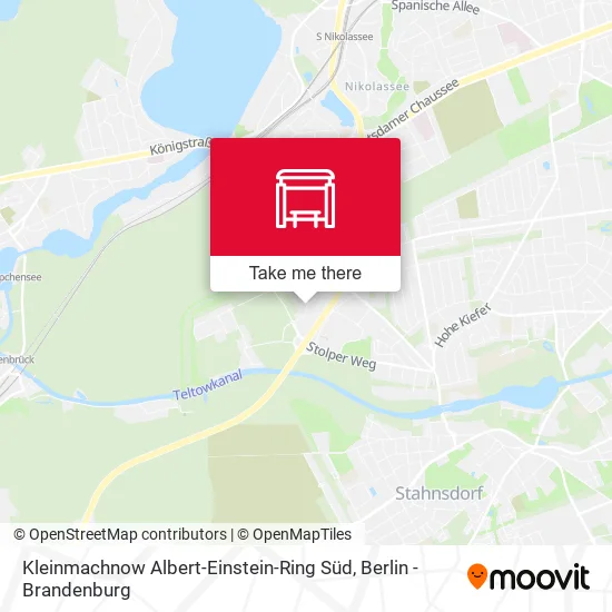 Карта Kleinmachnow Albert-Einstein-Ring Süd