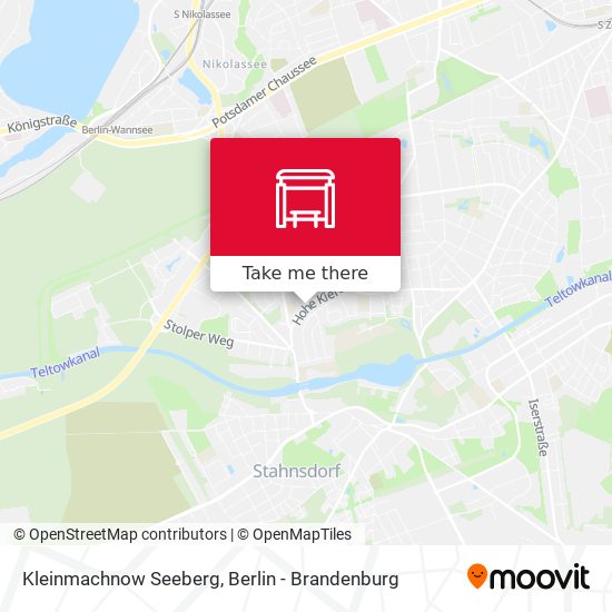 Kleinmachnow Seeberg map