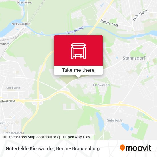 Güterfelde Kienwerder map