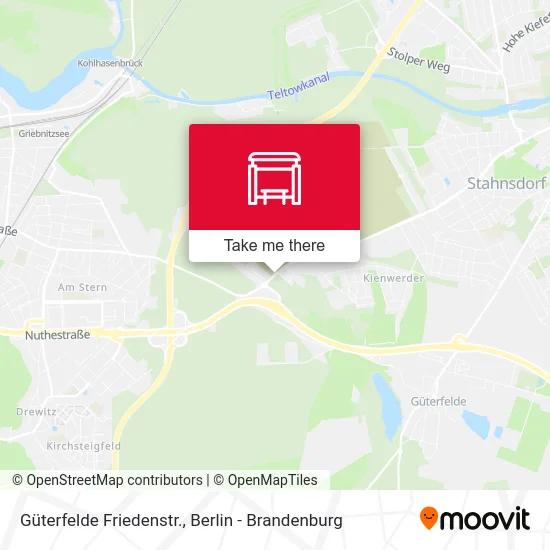 Güterfelde Friedenstr. map