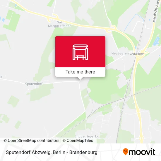 Карта Sputendorf Abzweig