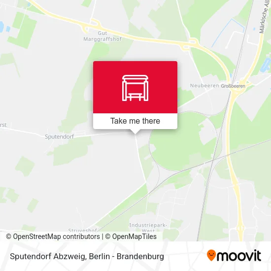 Карта Sputendorf Abzweig