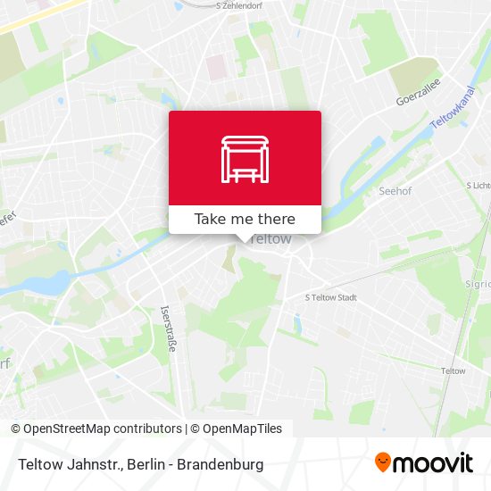 Teltow Jahnstr. map