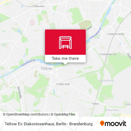 Teltow Ev. Diakonissenhaus map