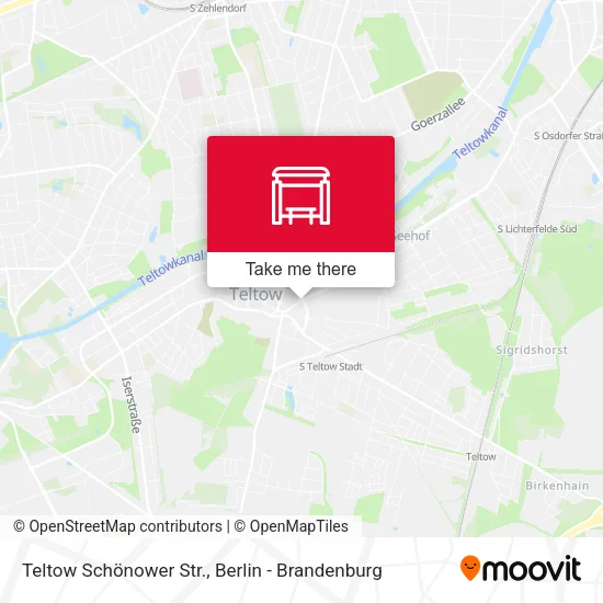 Карта Teltow Schönower Str.