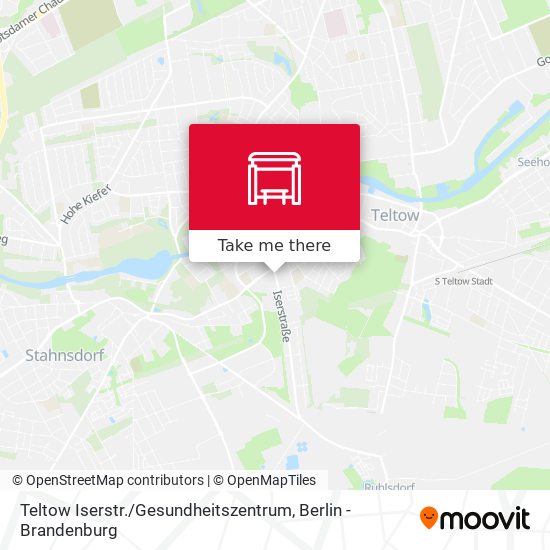 Teltow Iserstr. / Gesundheitszentrum map