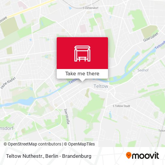Teltow Nuthestr. map
