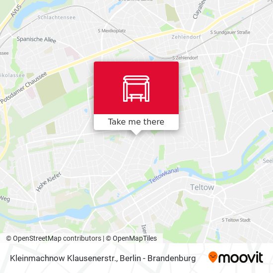 Kleinmachnow Klausenerstr. map