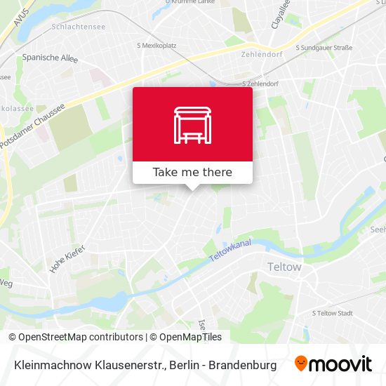 Kleinmachnow Klausenerstr. map