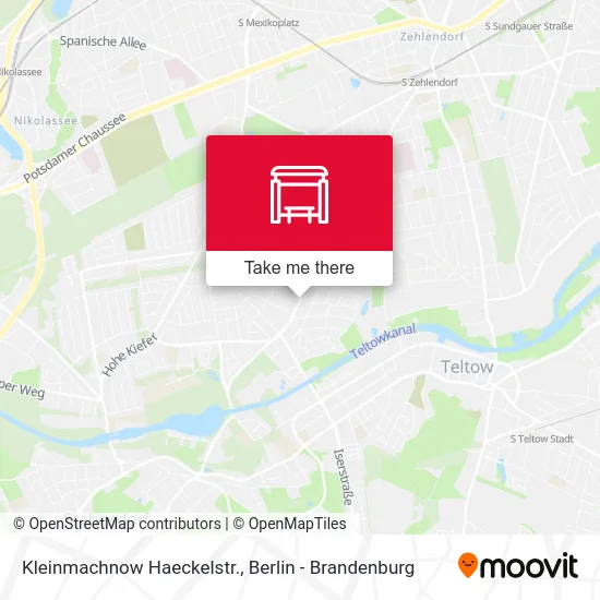 Kleinmachnow Haeckelstr. map