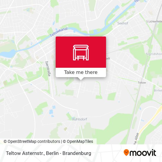 Teltow Asternstr. map