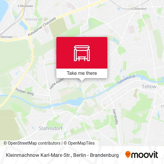 Kleinmachnow Karl-Marx-Str. map