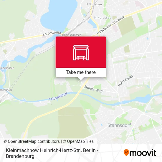 Карта Kleinmachnow Heinrich-Hertz-Str.
