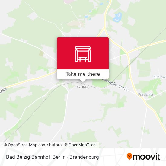 Bad Belzig Bahnhof map