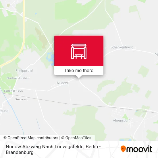 Карта Nudow Abzweig Nach Ludwigsfelde