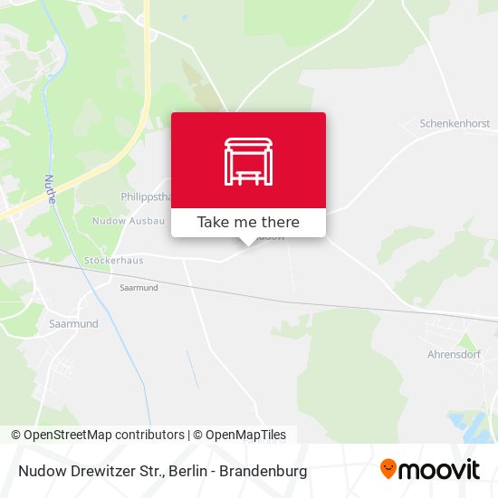 Nudow Drewitzer Str. map