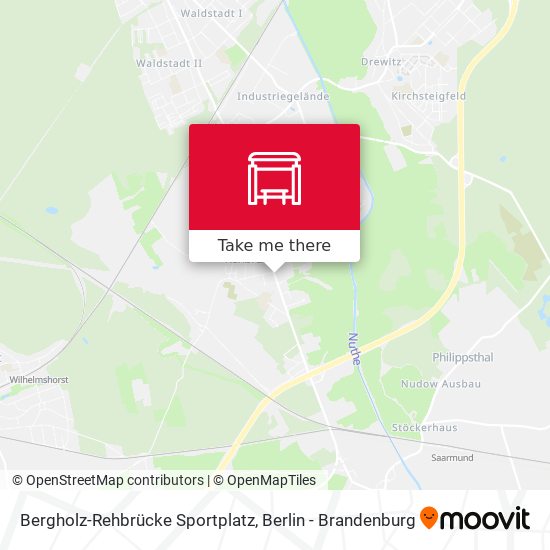 Bergholz-Rehbrücke Sportplatz map