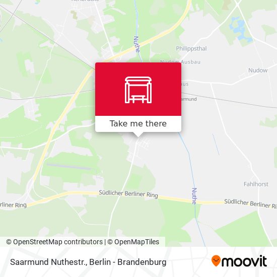 Saarmund Nuthestr. map