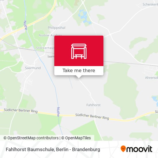 Fahlhorst Baumschule map