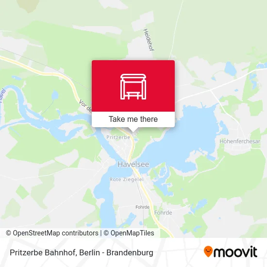 Pritzerbe Bahnhof map