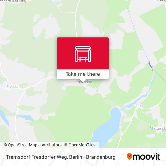 Tremsdorf Fresdorfer Weg map