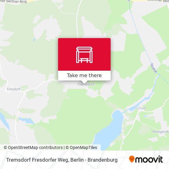 Tremsdorf Fresdorfer Weg map