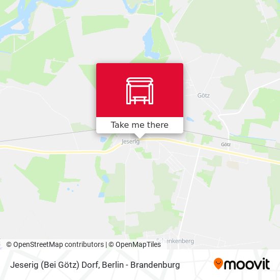 Jeserig (Bei Götz) Dorf map