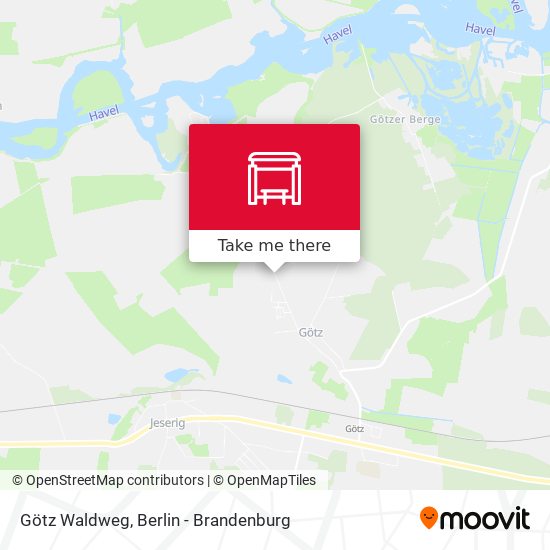 Götz Waldweg map