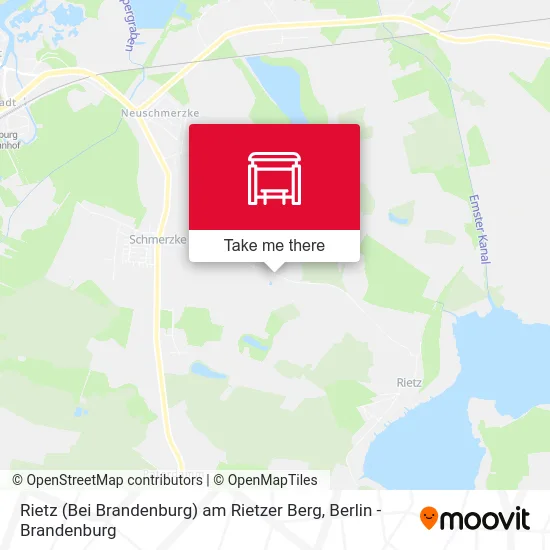 Rietz (Bei Brandenburg) am Rietzer Berg map