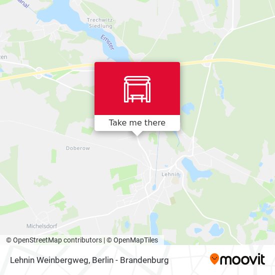 Lehnin Weinbergweg map