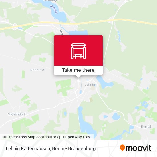 Lehnin Kaltenhausen map
