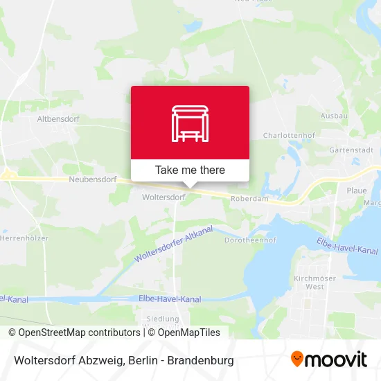 Карта Woltersdorf Abzweig