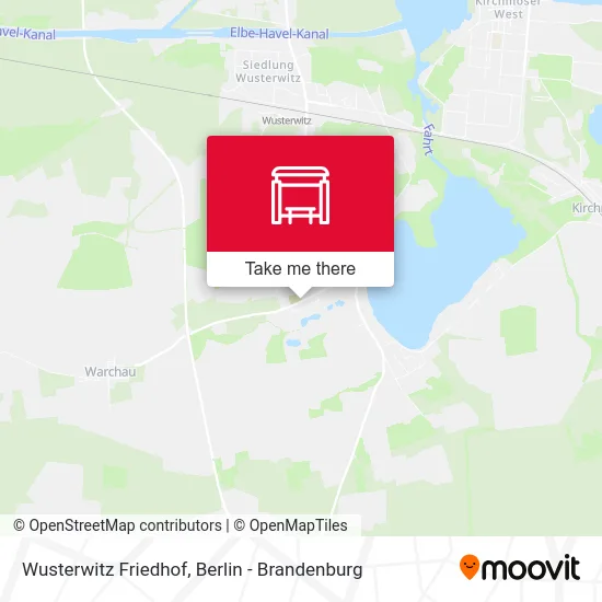 Wusterwitz Friedhof map