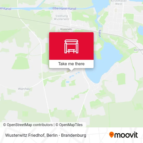 Wusterwitz Friedhof map