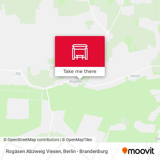 Rogäsen Abzweig Viesen map